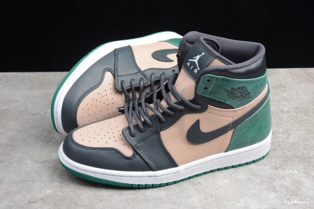 Kick Theory Jordan Beige Bio 1 Retro AH7389-203 High Air Mystic Green Anthracite 0714